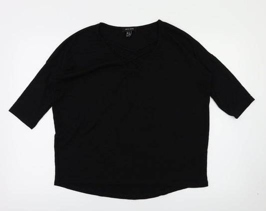 New Look Womens Black   Basic T-Shirt Size S