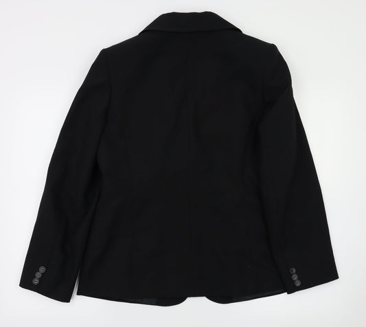 AMARANTO Womens Black   Jacket Blazer Size 14