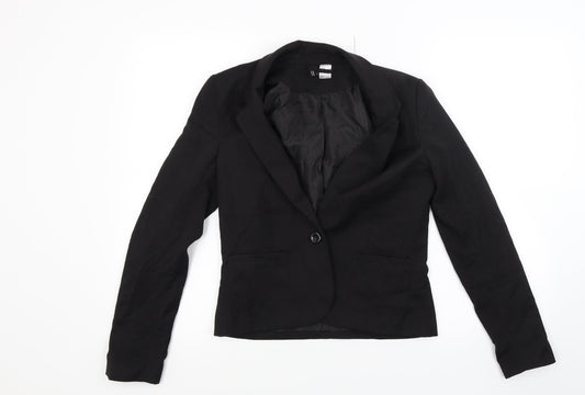 Divided Womens Black   Jacket Blazer Size 8