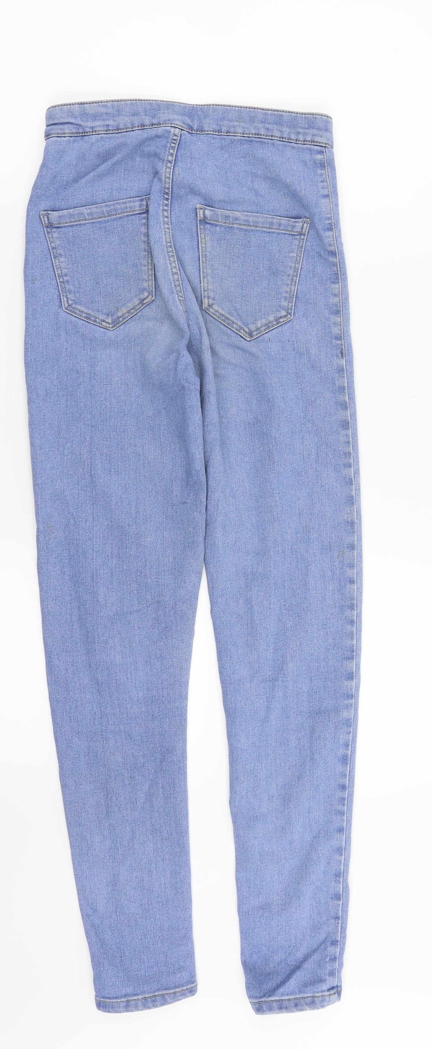 Topshop Womens Blue  Denim Skinny Jeans Size 25 in L30 in