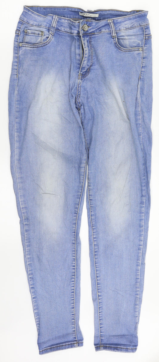 BB.S Womens Blue  Denim Skinny Jeans Size 12 L29 in