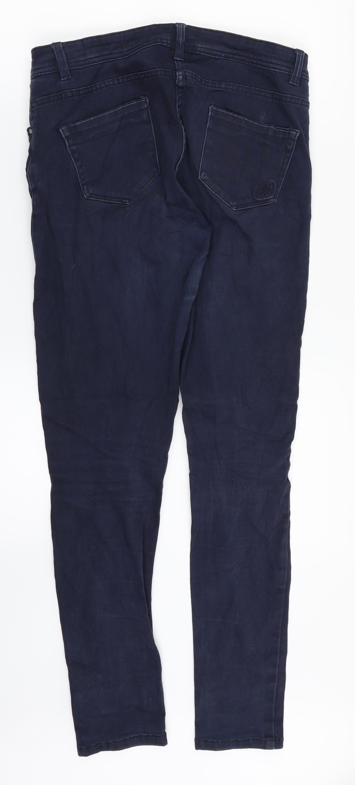 Preworn Womens Blue  Denim Skinny Jeans Size 10 L28 in