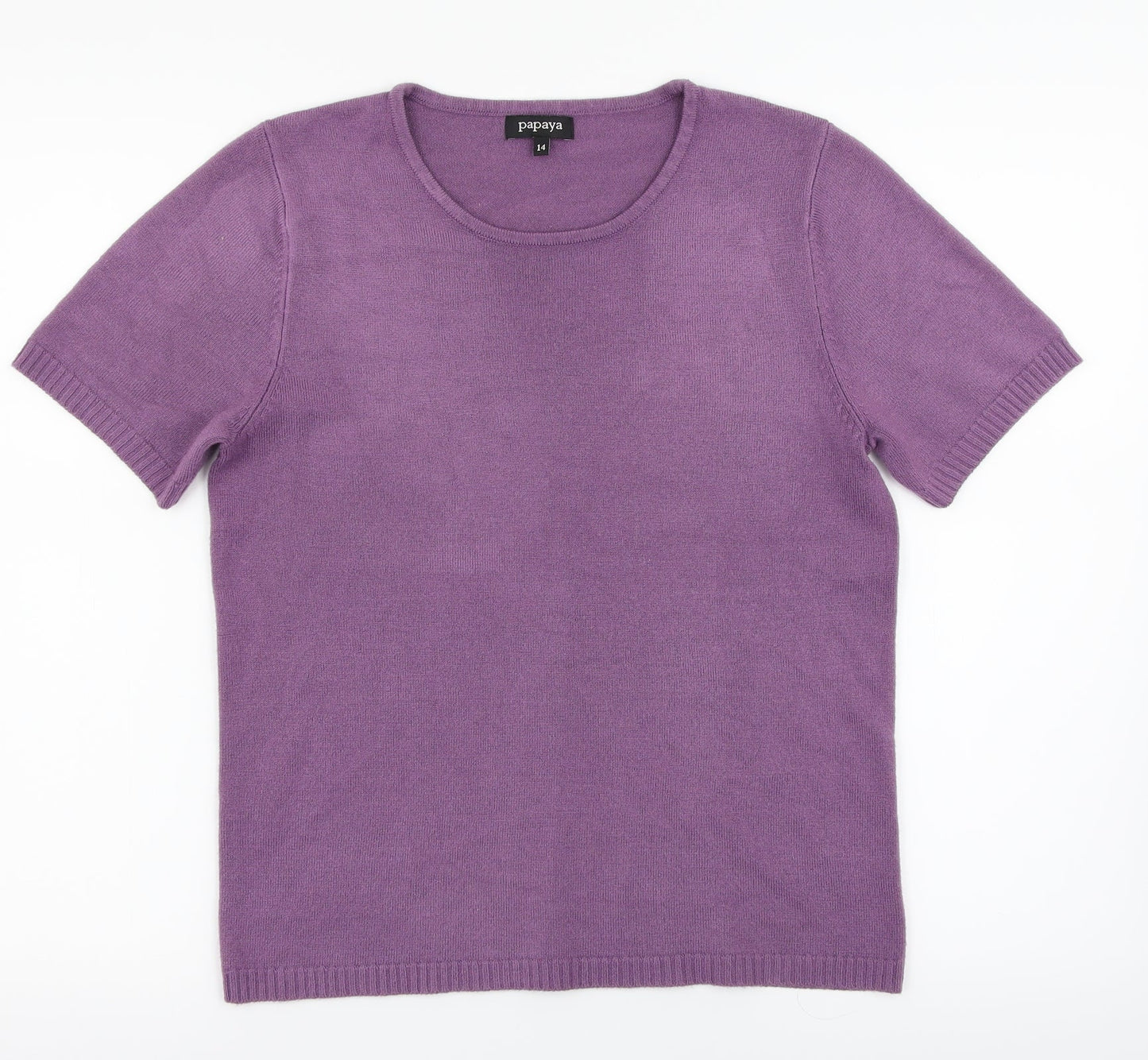 Papaya Womens Purple   Pullover Jumper Size 14
