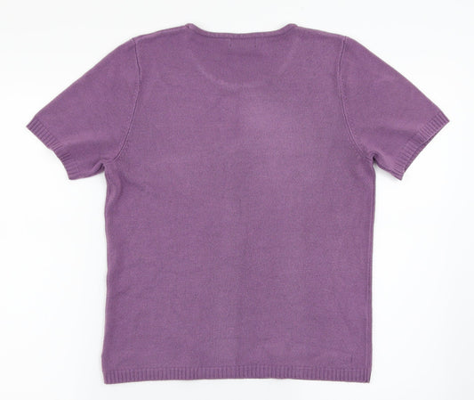 Papaya Womens Purple   Pullover Jumper Size 14