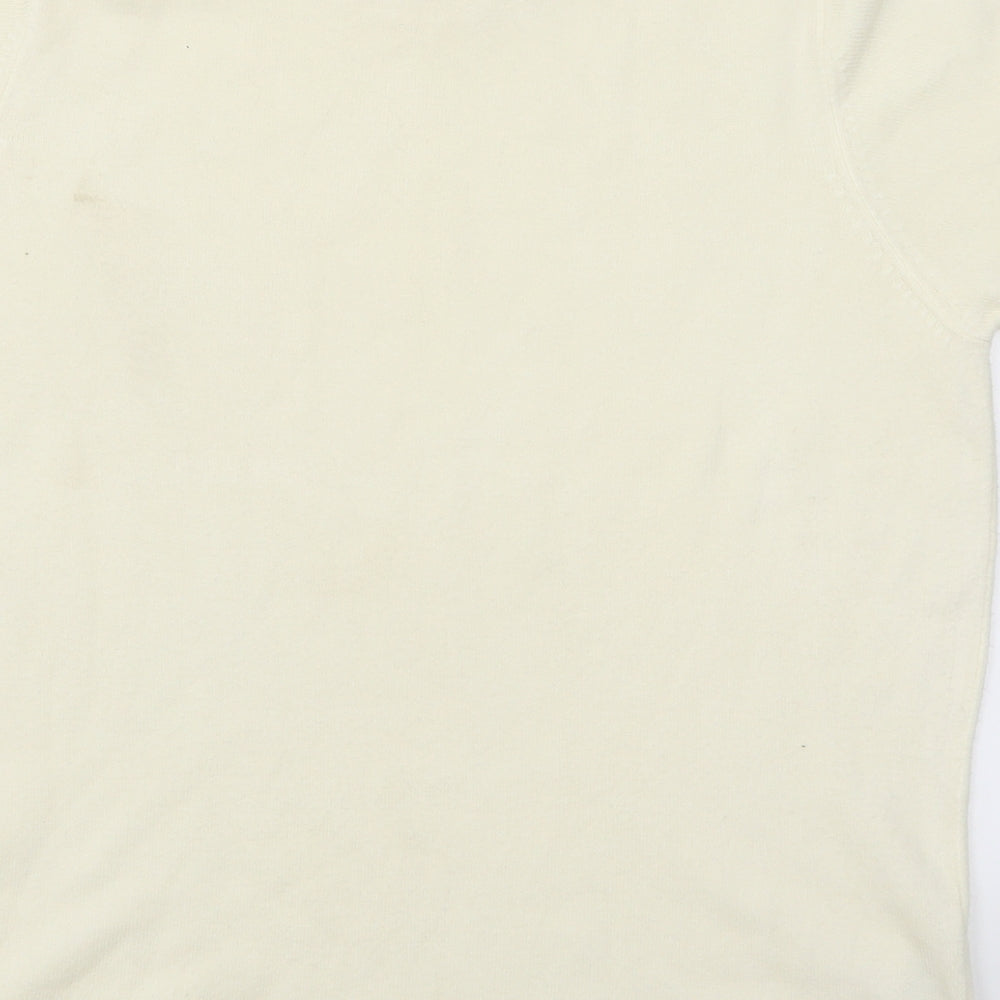 Isabelle Womens White   Pullover Jumper Size 12  - Cream