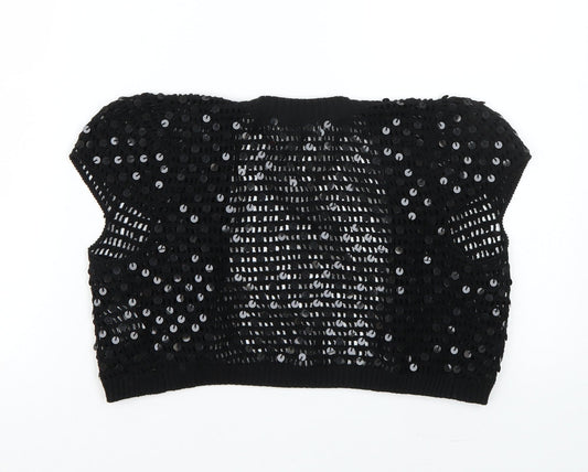 Mk one Womens Black   Cardigan Jumper Size 12