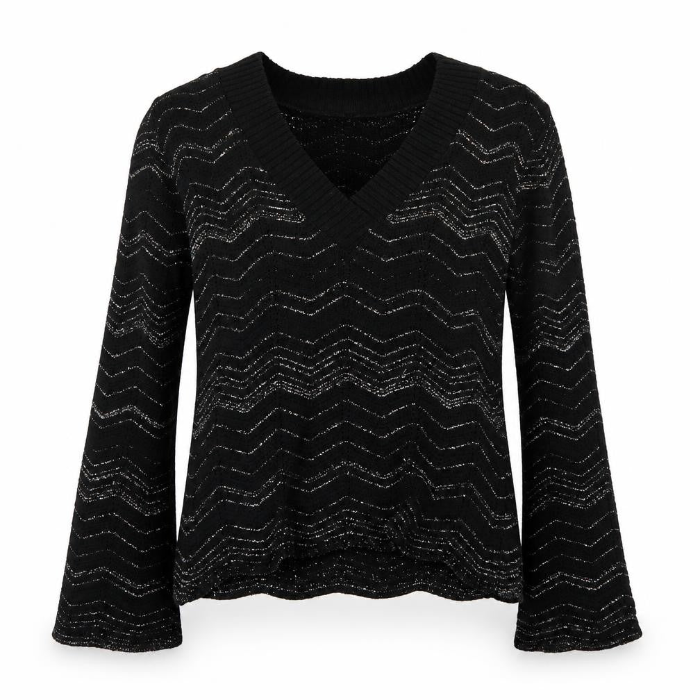Select Womens Black   Pullover Jumper Size M