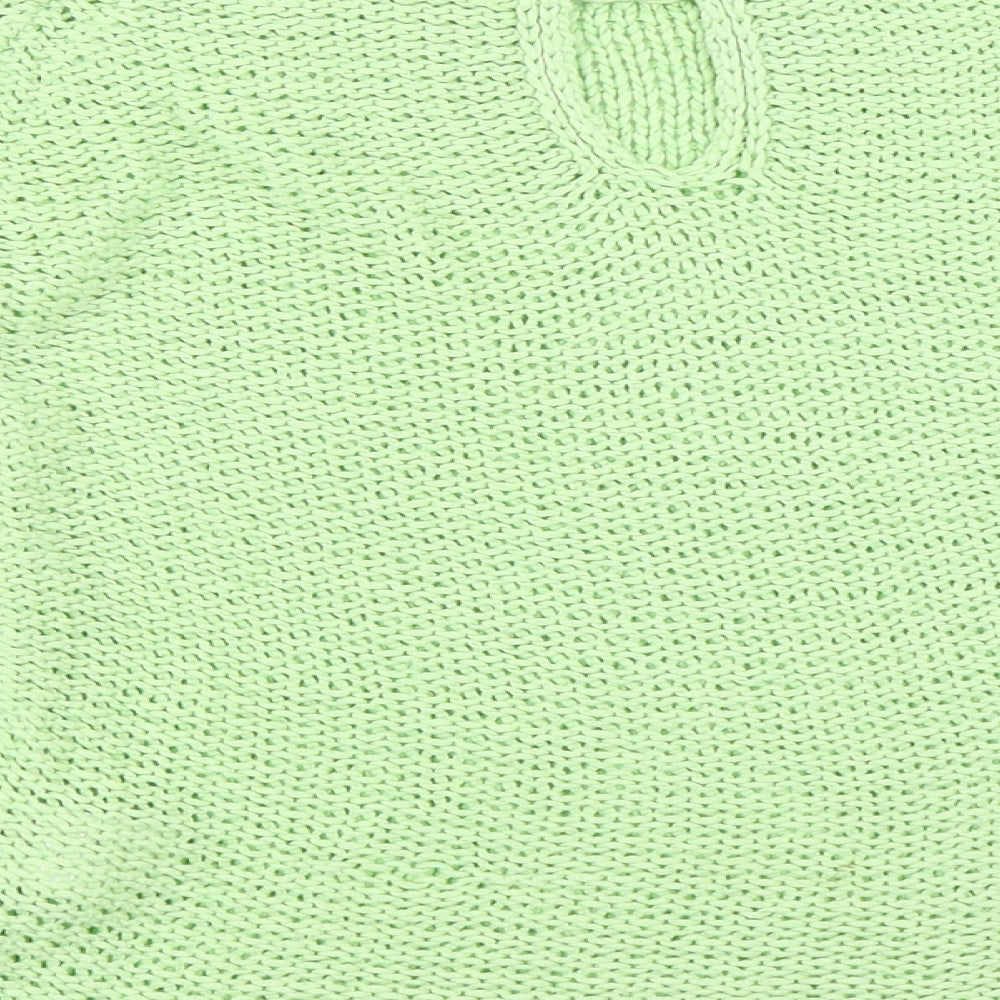 Preworn Girls Green   Pullover Jumper Size 10 Years