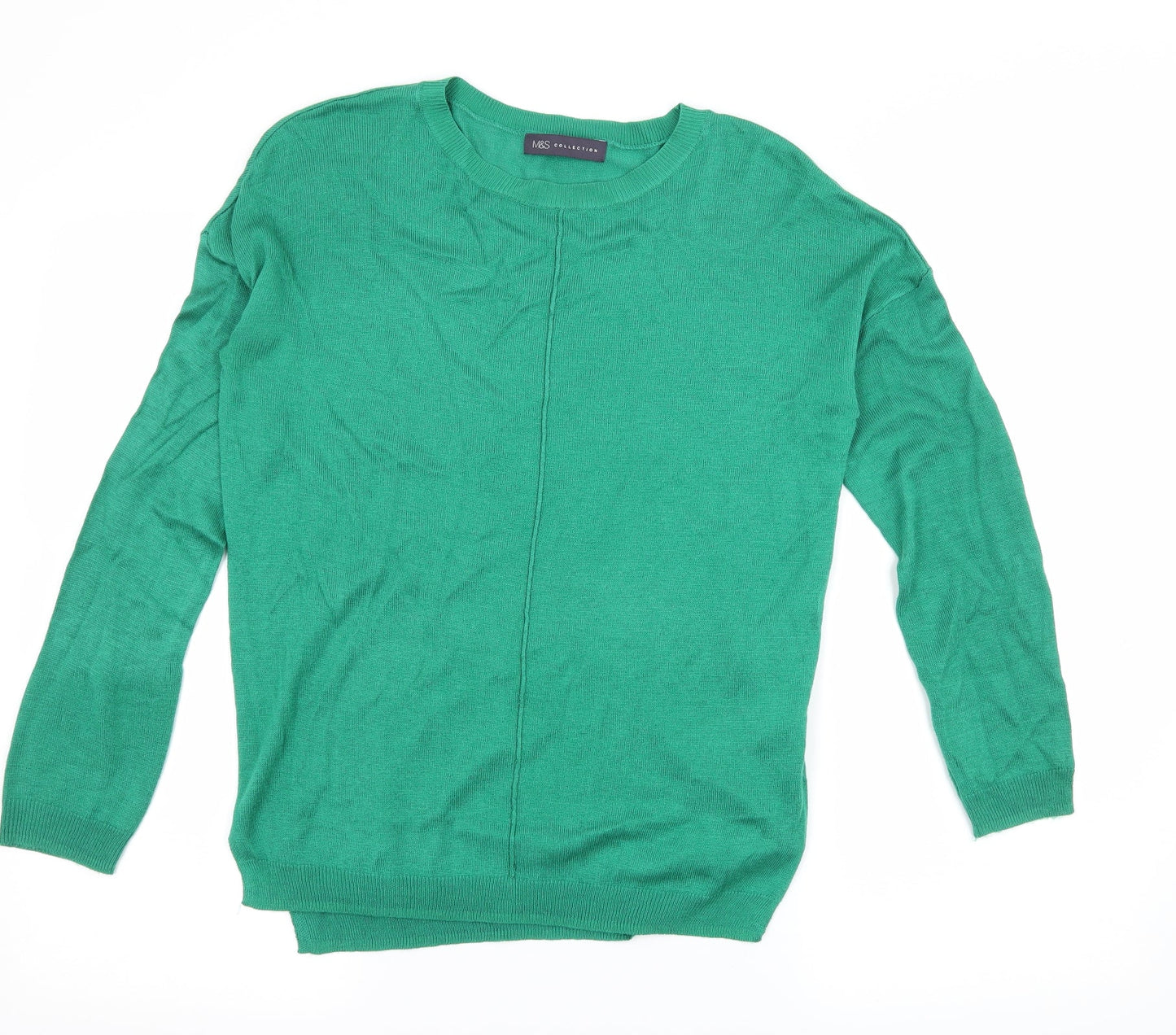 Marks and Spencer Womens Green  Knit Pullover Jumper Size S
