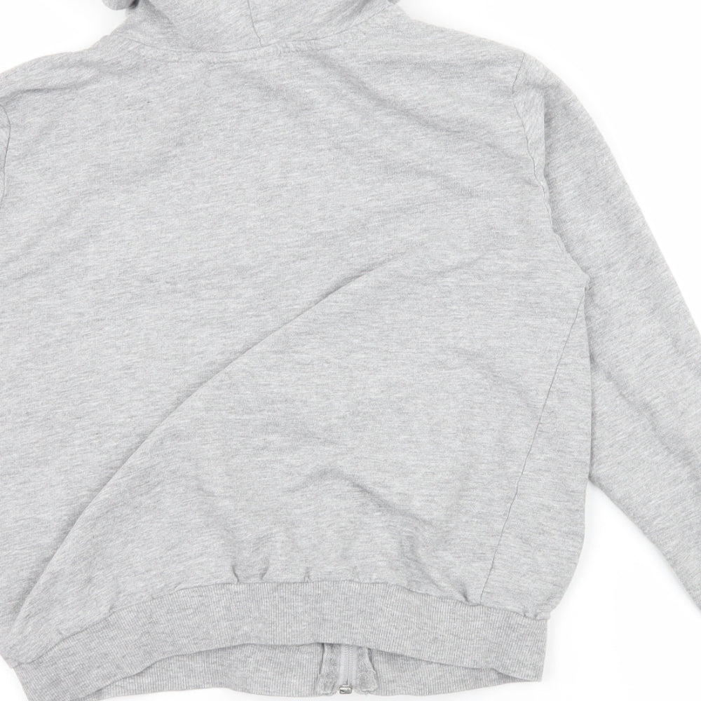 Divided by H&M Womens Grey  Jersey Full Zip Hoodie Size XS
