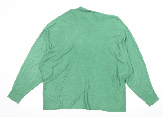 Marks and Spencer Womens Green  Knit Pullover Jumper Size L