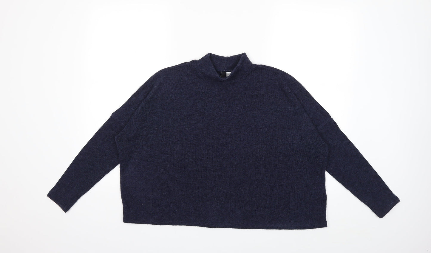 H&M Womens Blue  Knit Pullover Jumper Size XS