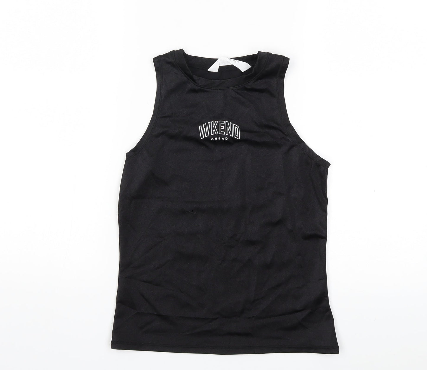 H&M Girls Black   Basic Tank Size 13 Years