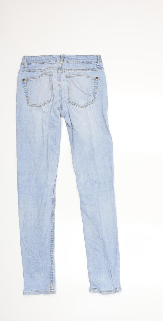 C Denim Womens Blue  Denim Skinny Jeans Size 8 L30 in