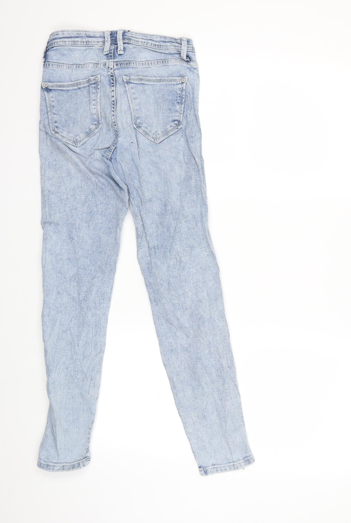 RESERVED Womens Blue  Denim Skinny Jeans Size 6 L27 in