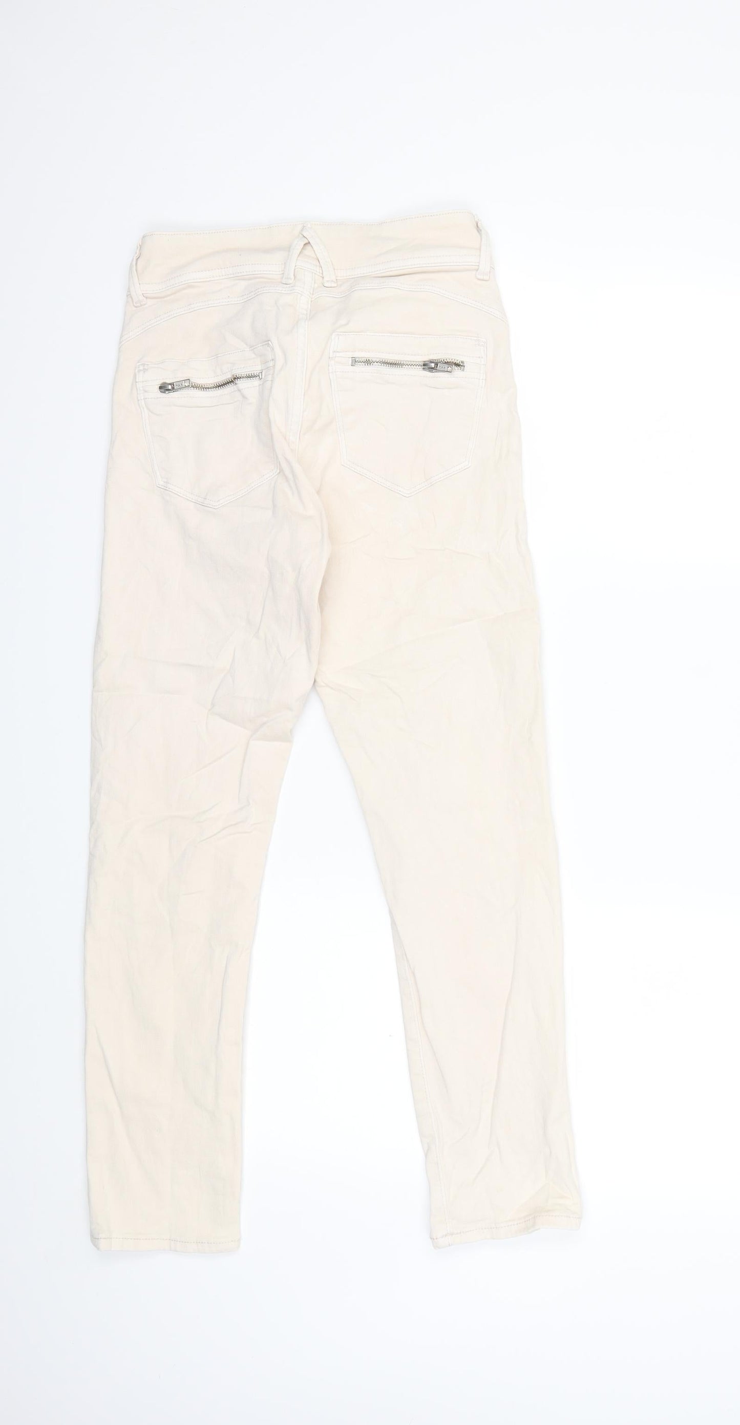 Lindex Womens Beige  Denim Skinny Jeans Size 10 L25 in