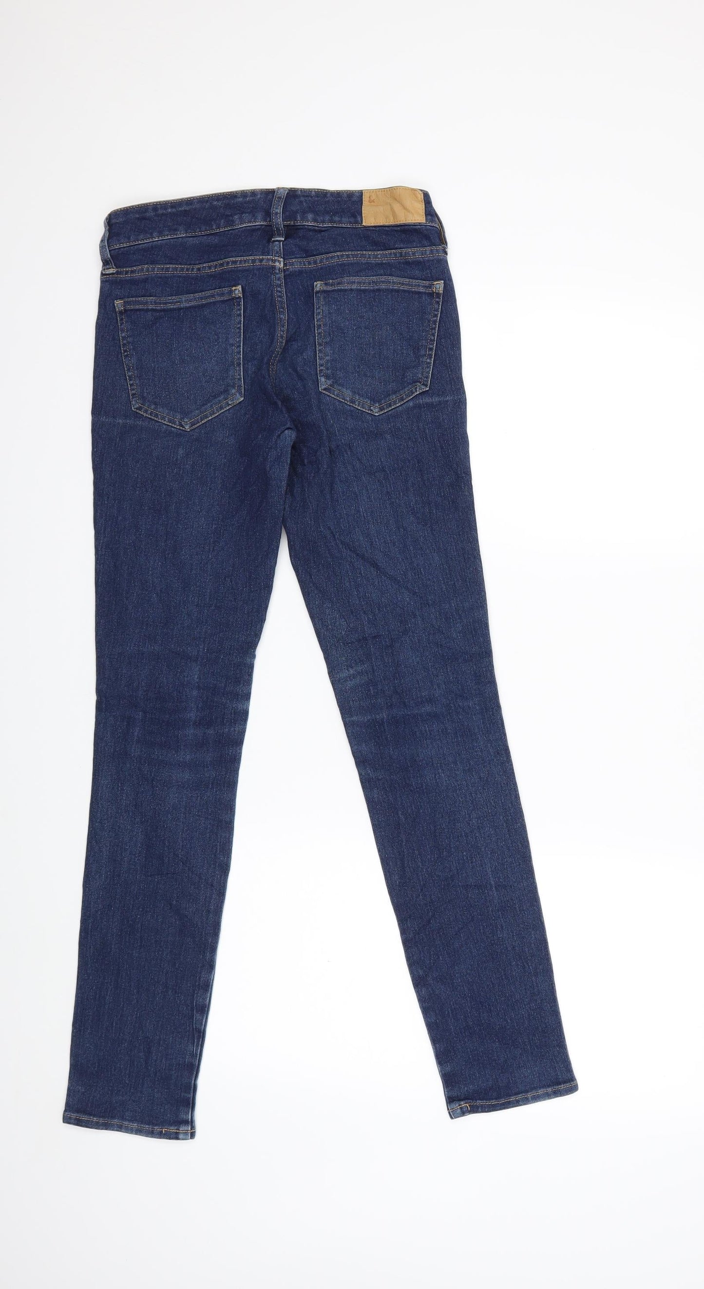 Preworn Womens Blue  Denim Skinny Jeans Size 26 in L30 in