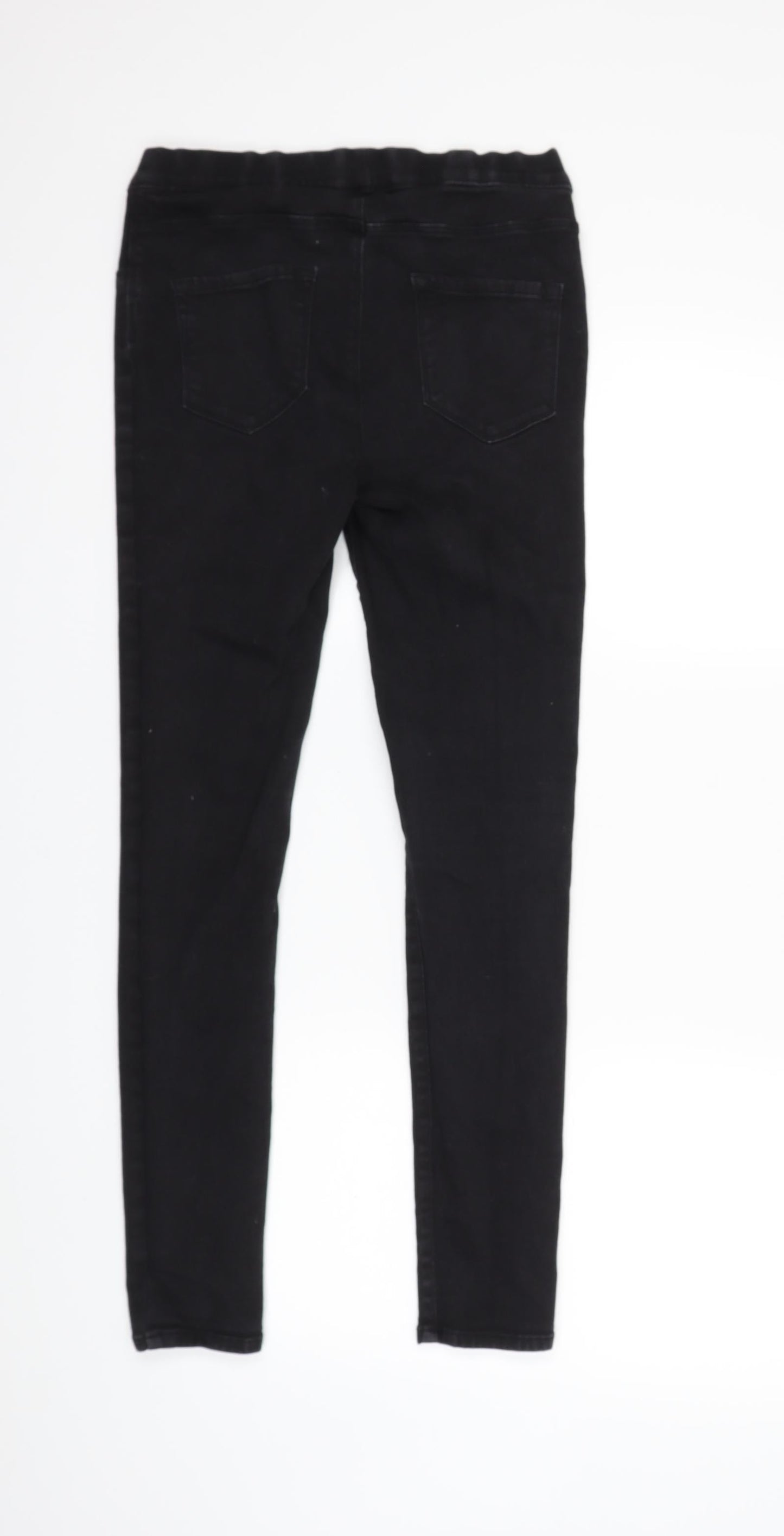 George Womens Black  Denim Skinny Jeans Size 10 L28 in