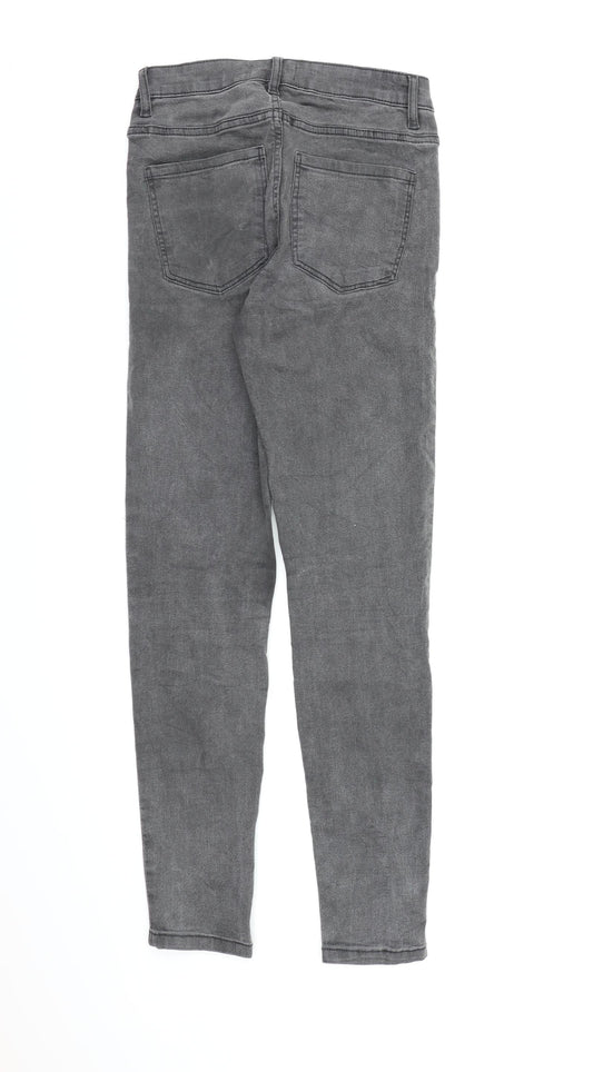Sinsay Womens Grey  Denim Skinny Jeans Size 6 L27 in