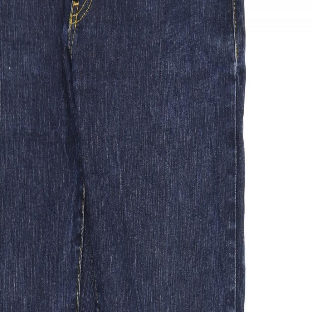 Shakira Womens Blue  Denim Straight Jeans  L32 in