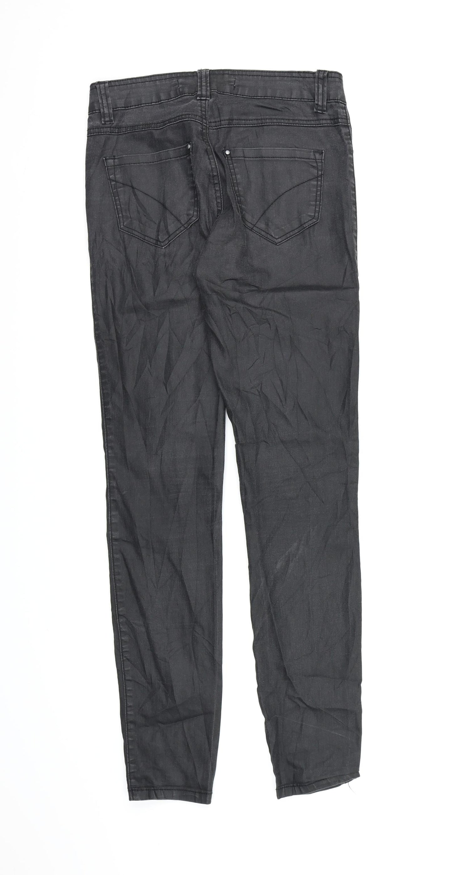 New Look Womens Black  Denim Skinny Jeans Size 6 L30 in