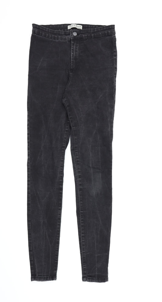 Denim co Womens Black  Denim Skinny Jeans Size 12 L30 in