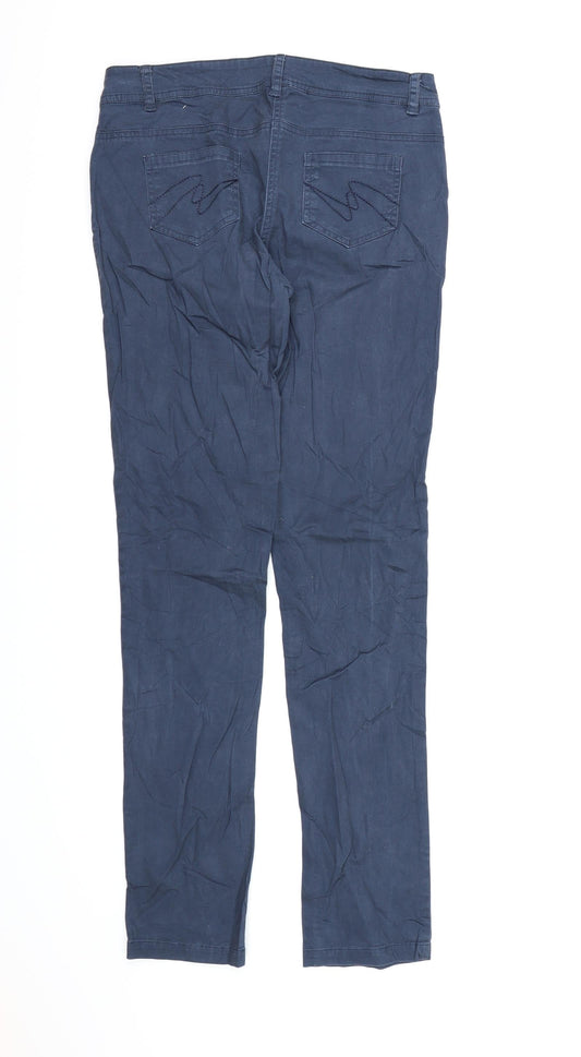 Pimkie Womens Blue  Denim Straight Jeans Size 6 L30 in