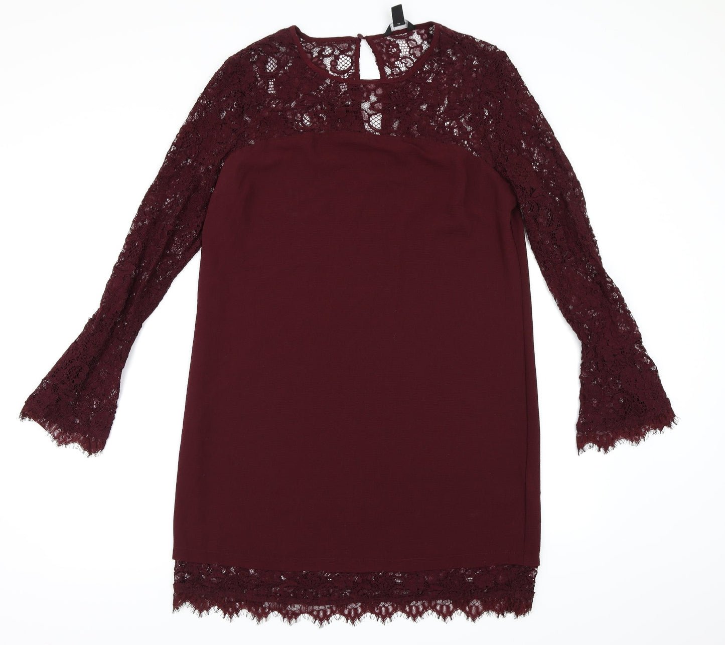 New Look Womens Purple  Lace A-Line  Size 14
