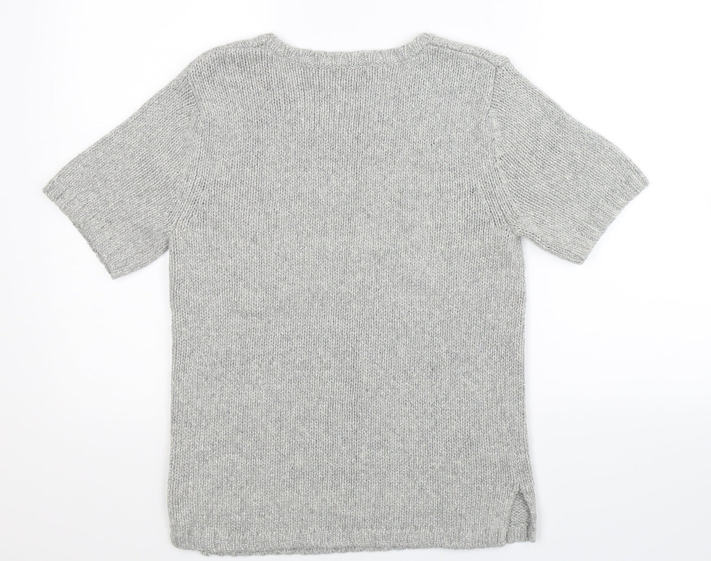 Papaya Womens Grey  Knit Pullover Jumper Size 12