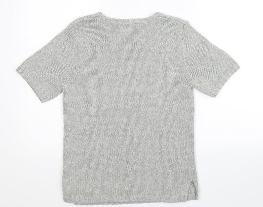 Papaya Womens Grey  Knit Pullover Jumper Size 12