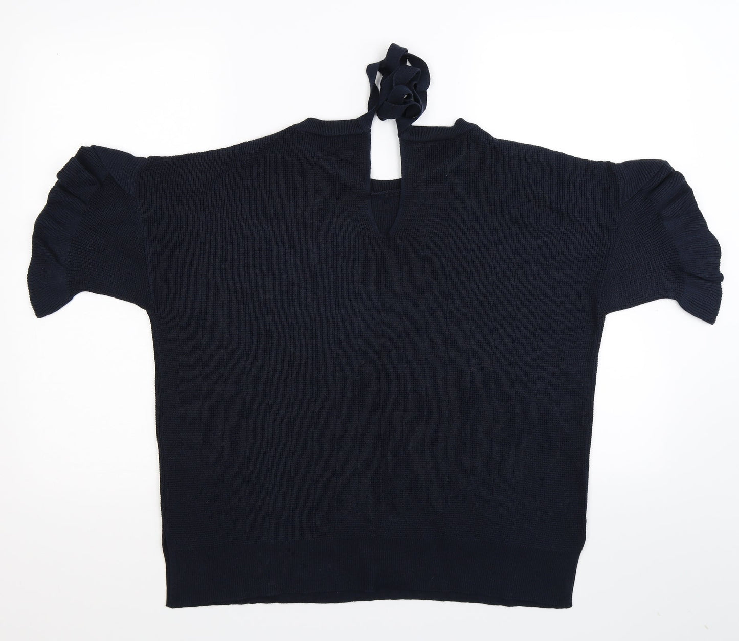 Papaya Womens Blue  Knit Pullover Jumper Size M