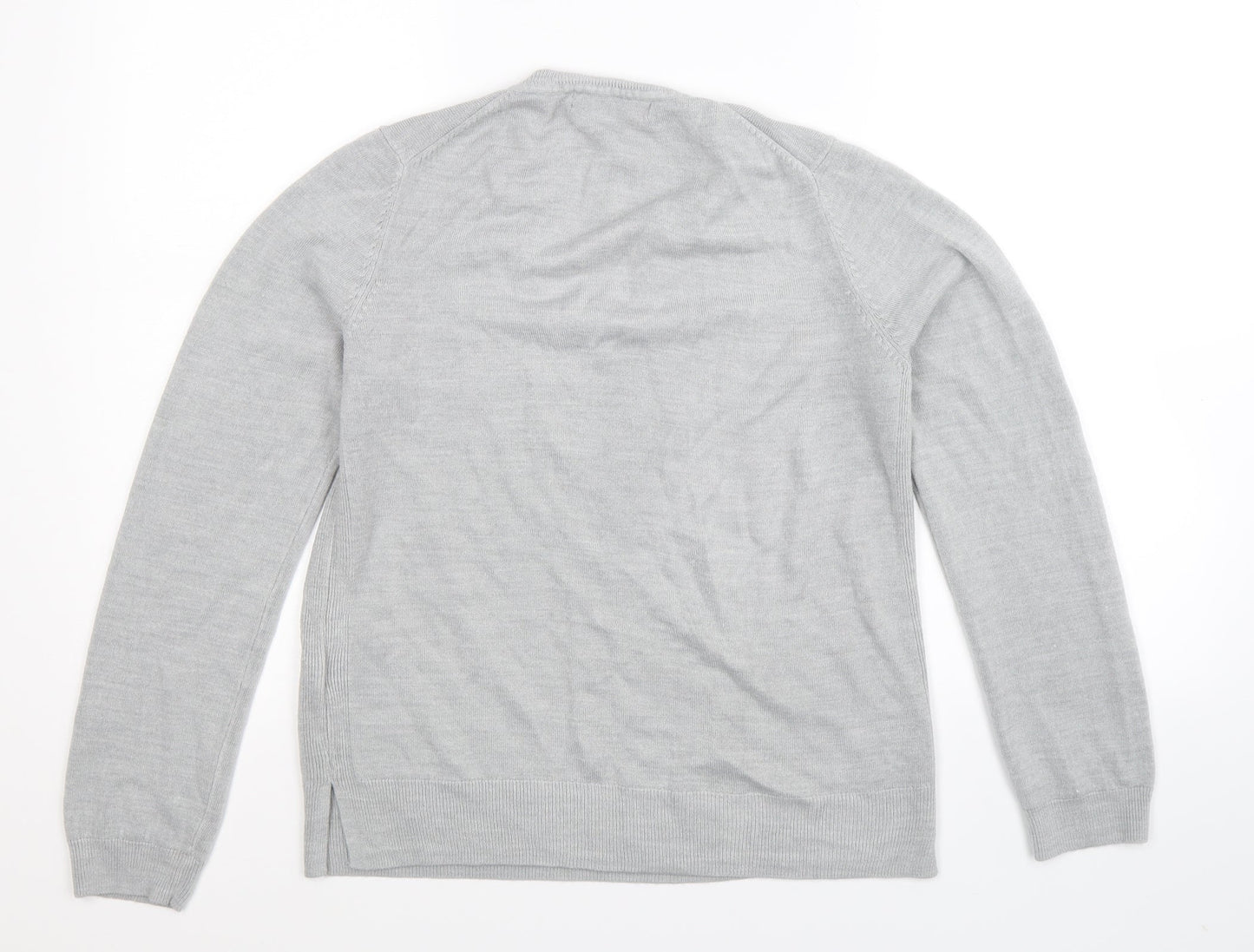 Marks and Spencer Womens Grey  Knit Pullover Jumper Size 12