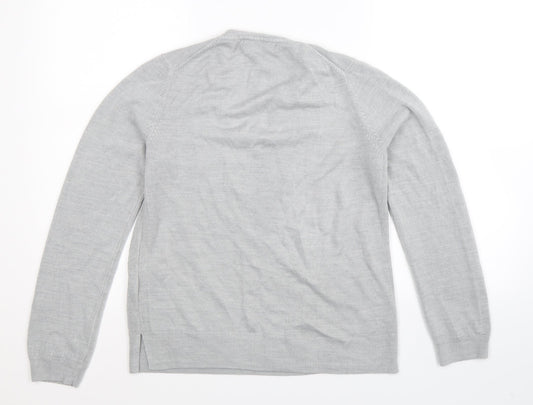 Marks and Spencer Womens Grey  Knit Pullover Jumper Size 12