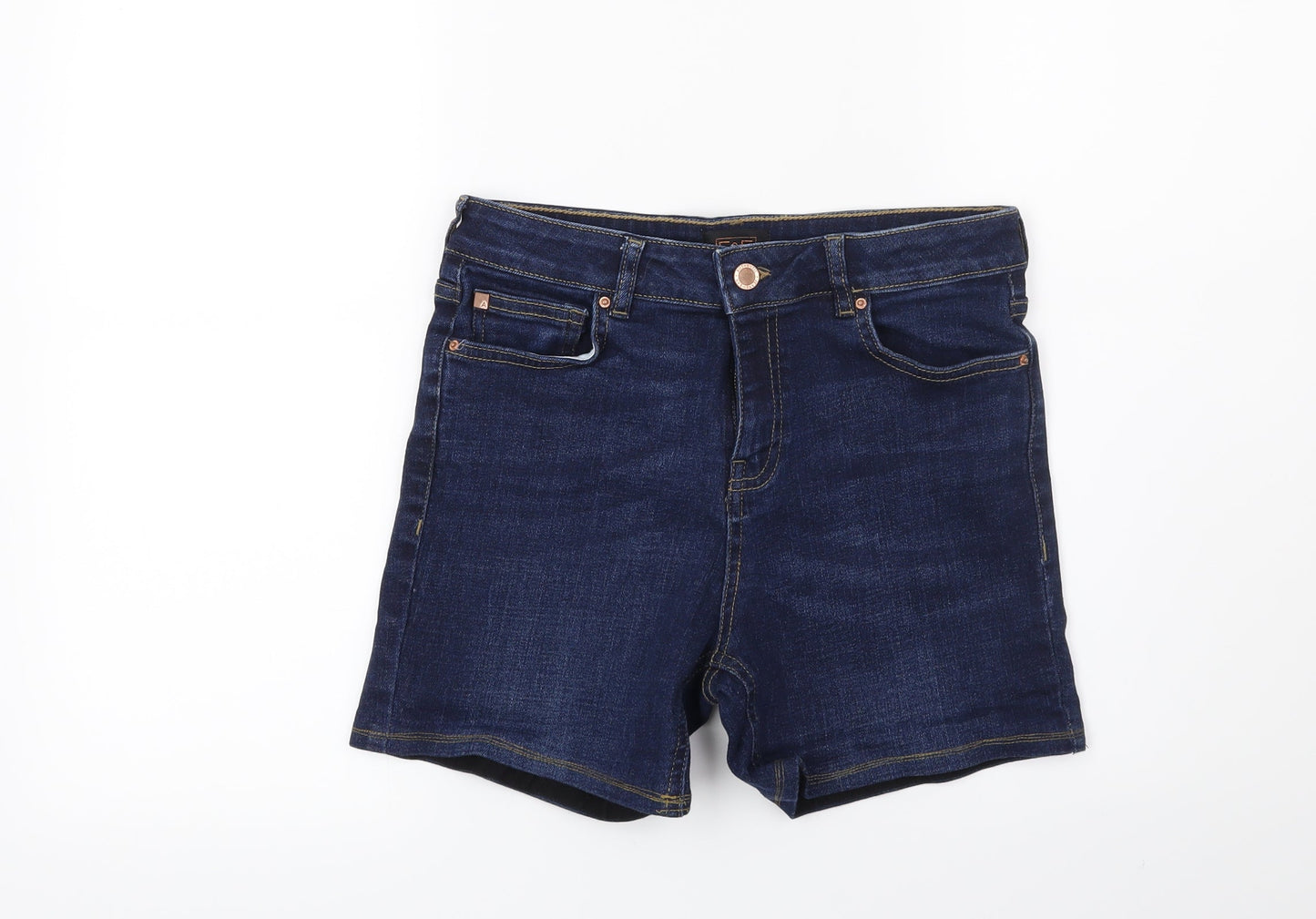 F&F Womens Blue   Cut-Off Shorts Size 8