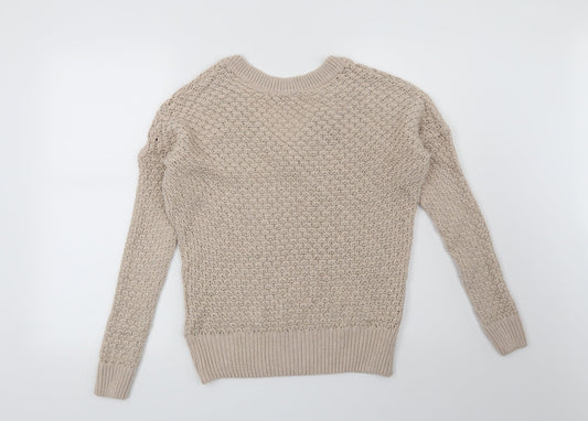 NEXT Womens Beige   Pullover Jumper Size S