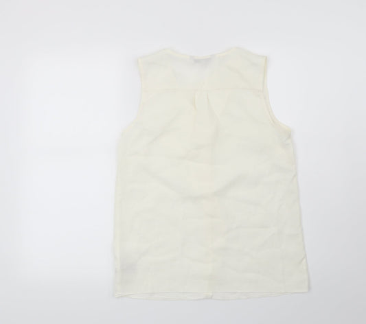 NEXT Womens Beige   Basic Blouse Size 8