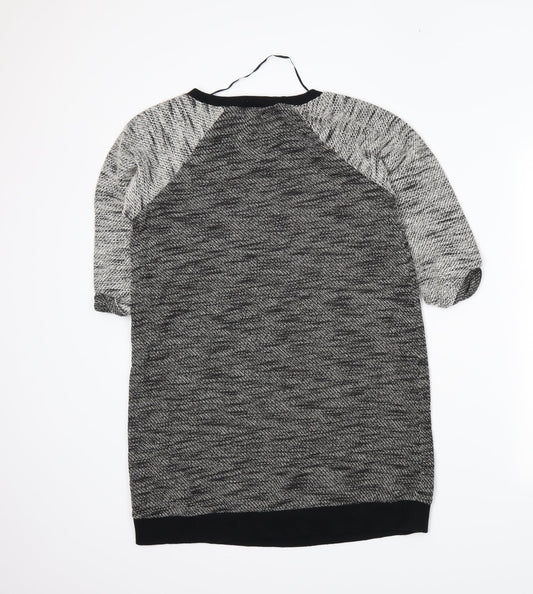 Pull&Bear Womens Black   Tunic Jumper Size S