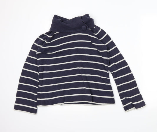 Garfield & Marks Womens Blue Striped  Pullover Jumper Size 14