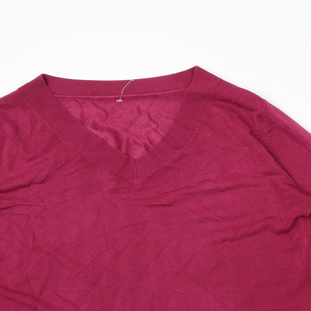 BHS Womens Pink   Tunic Jumper Size 16
