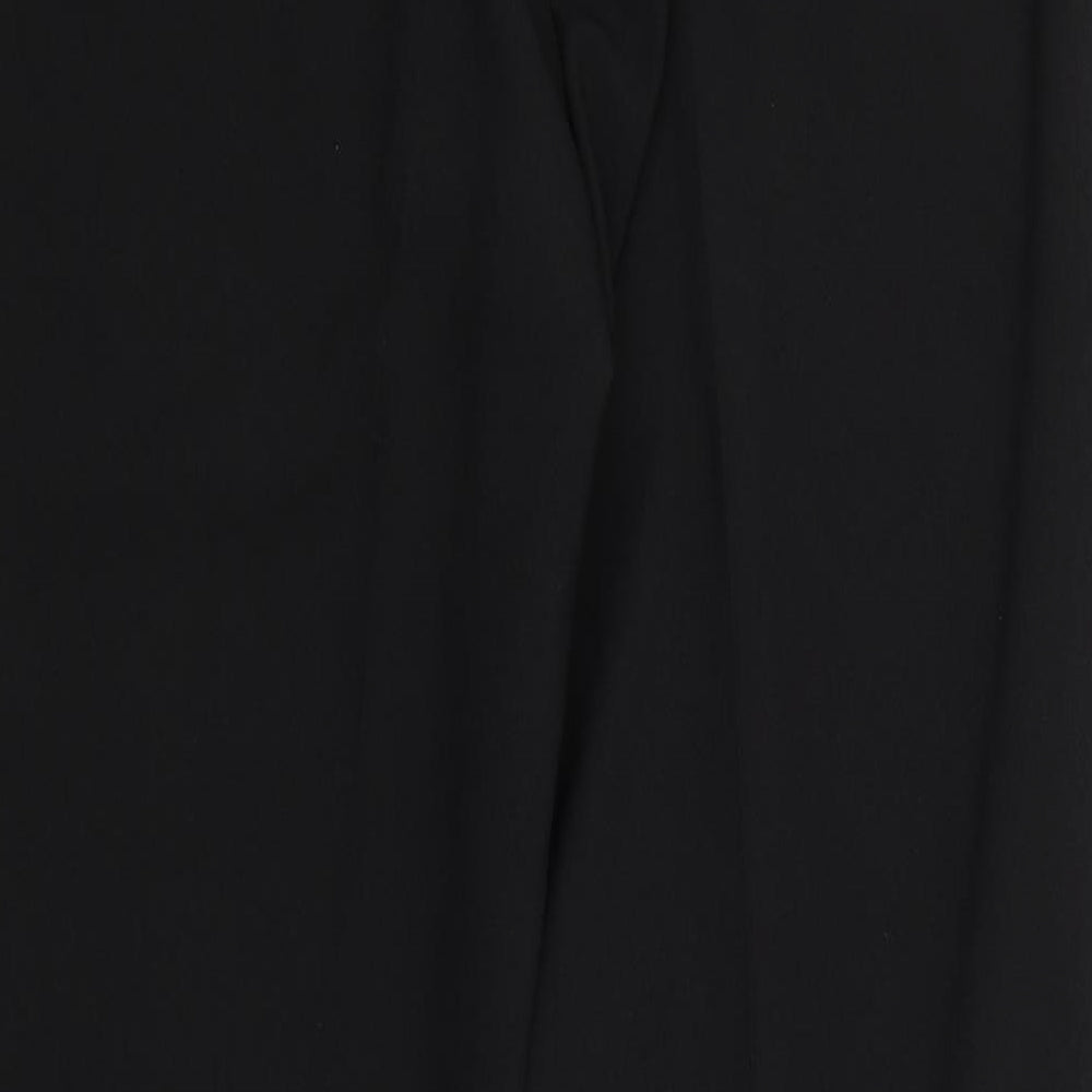 Papaya Womens Black   Trousers  Size 12 L28.5 in