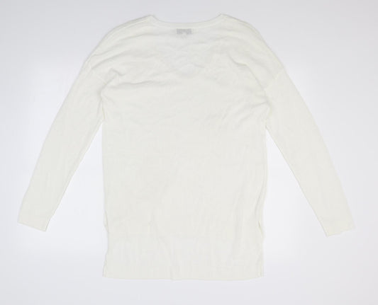 NEXT Womens Ivory  Knit Pullover Jumper Size 12