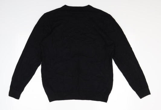 ACW85 Womens Black   Pullover Jumper Size L