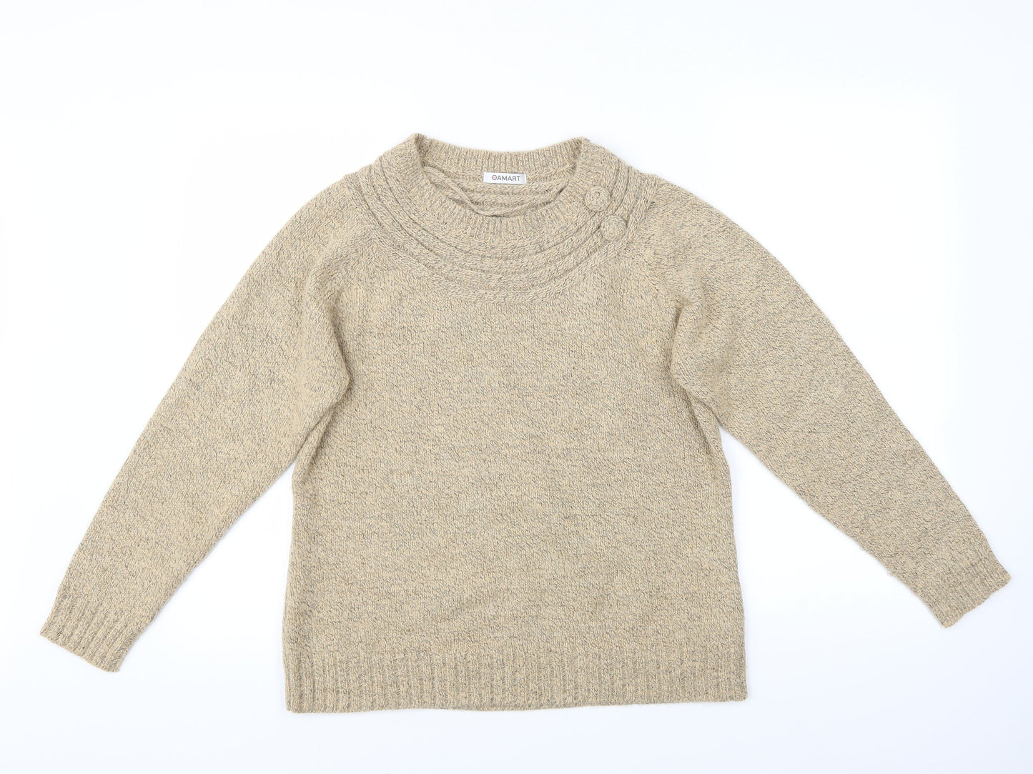 Damart Womens Beige   Pullover Jumper Size 14
