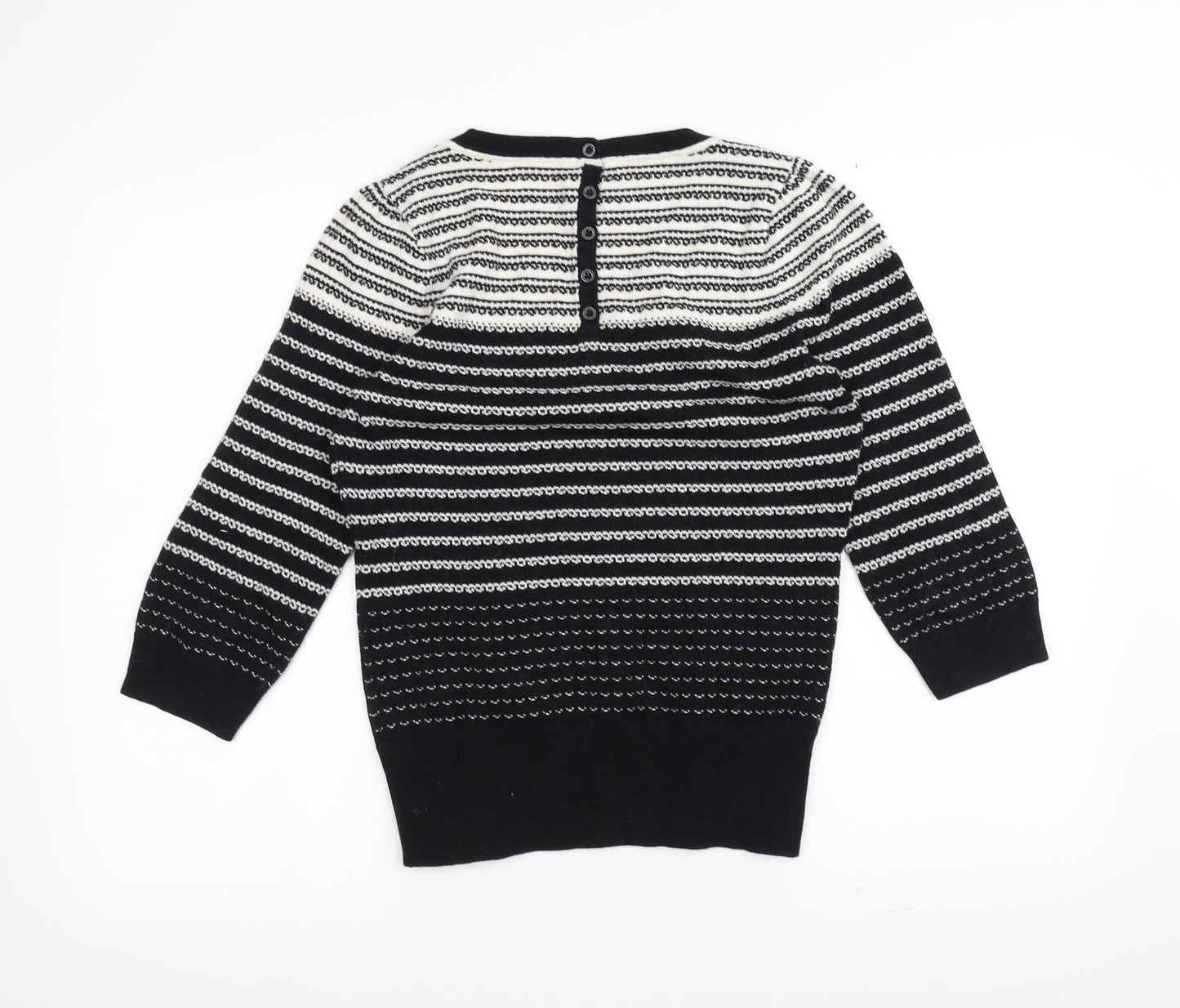 Monsoon Womens Blue Striped  Pullover Jumper Size 12