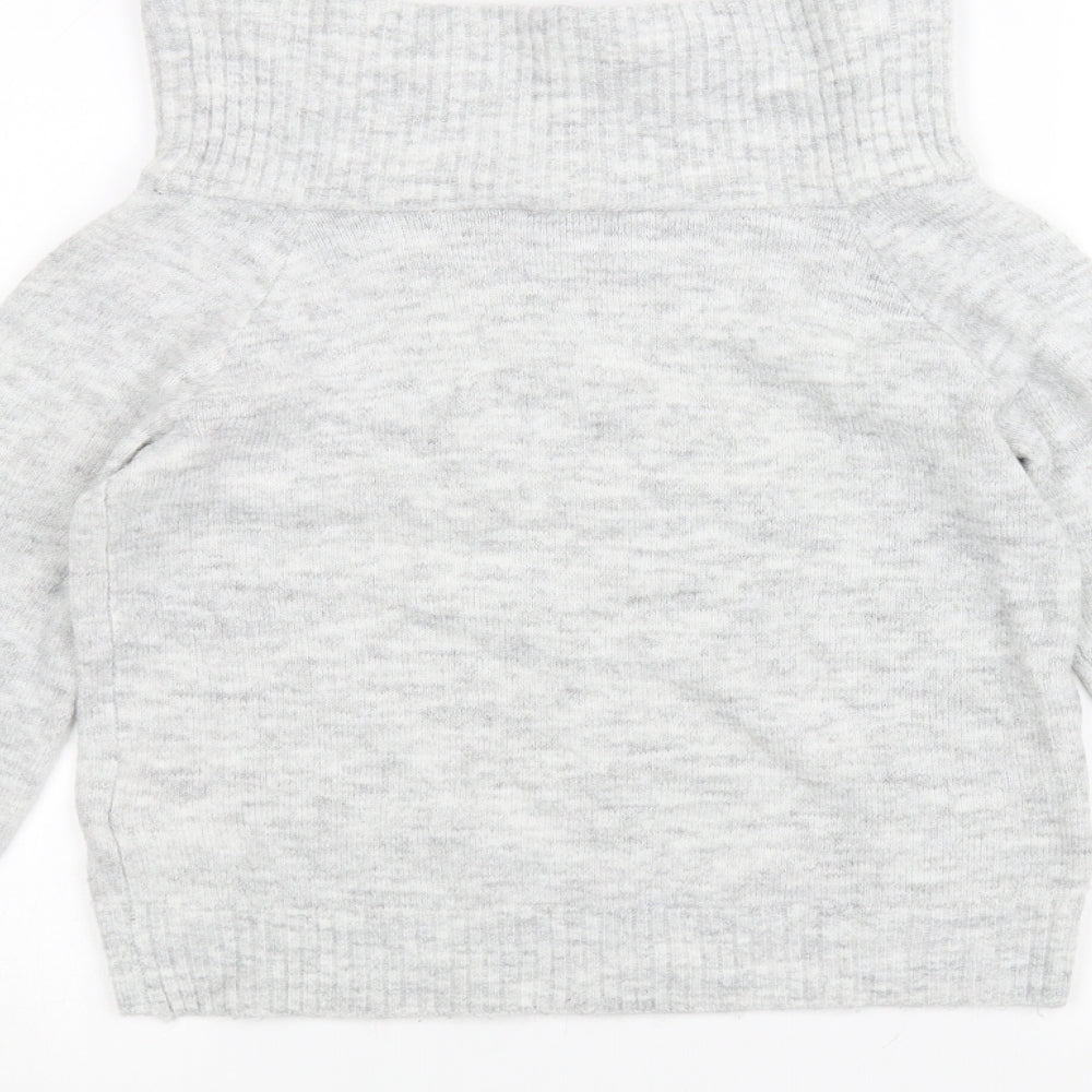 H&M Girls Grey   Pullover Jumper Size 9-10 Years