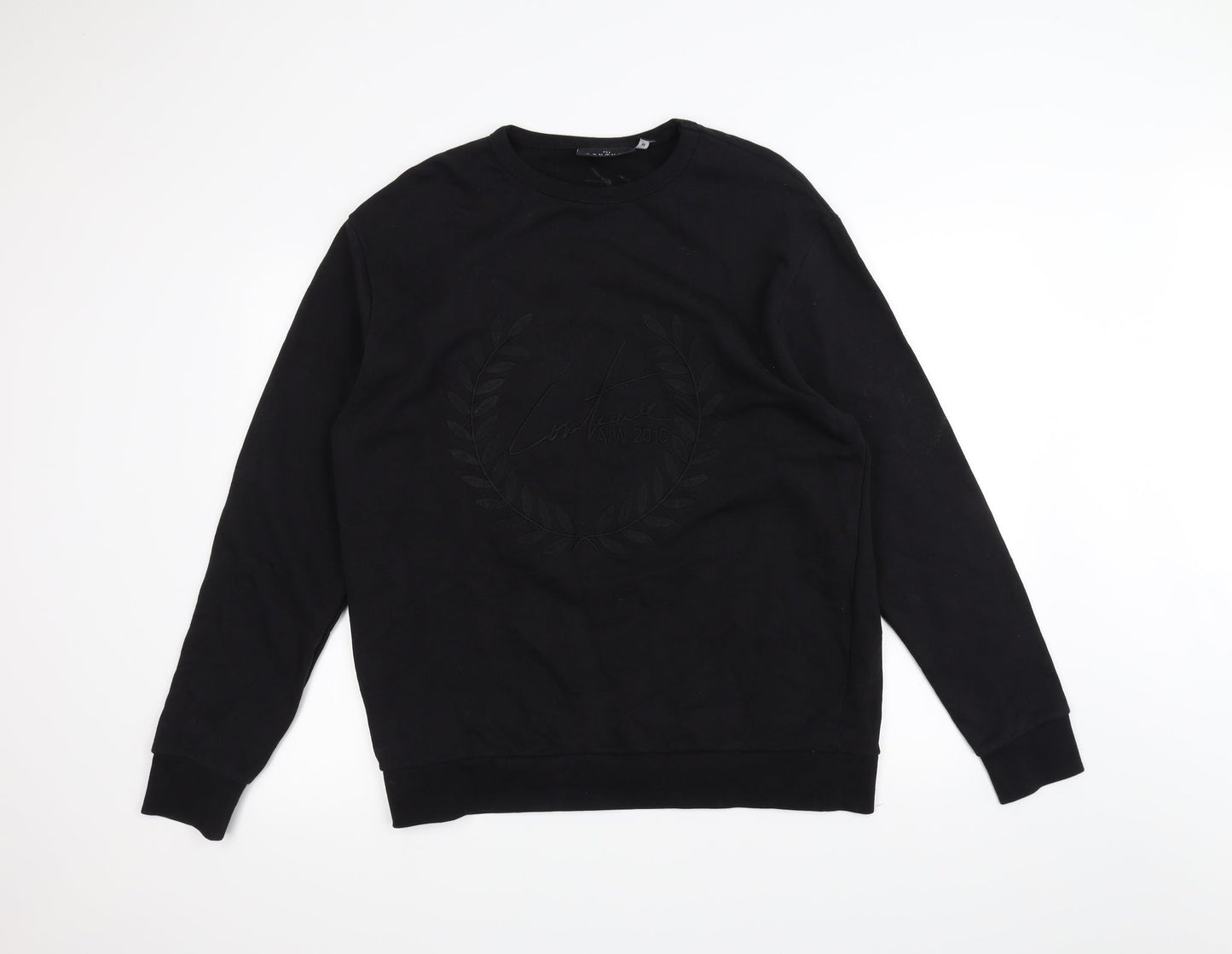 Couture Mens Black   Pullover Jumper Size M