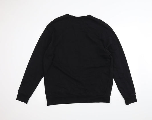 Couture Mens Black   Pullover Jumper Size M