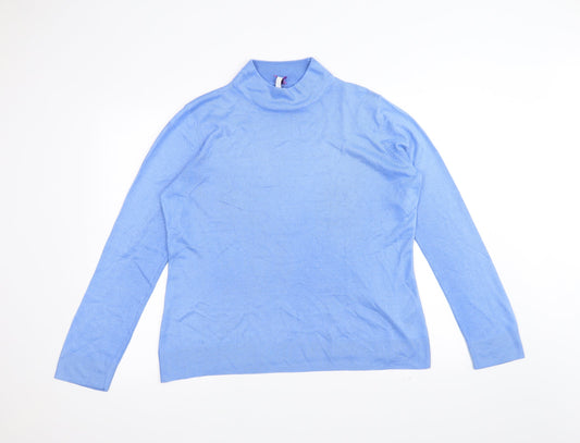 BHS Womens Blue   Basic T-Shirt Size 14
