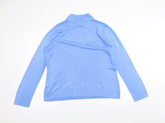 BHS Womens Blue   Basic T-Shirt Size 14