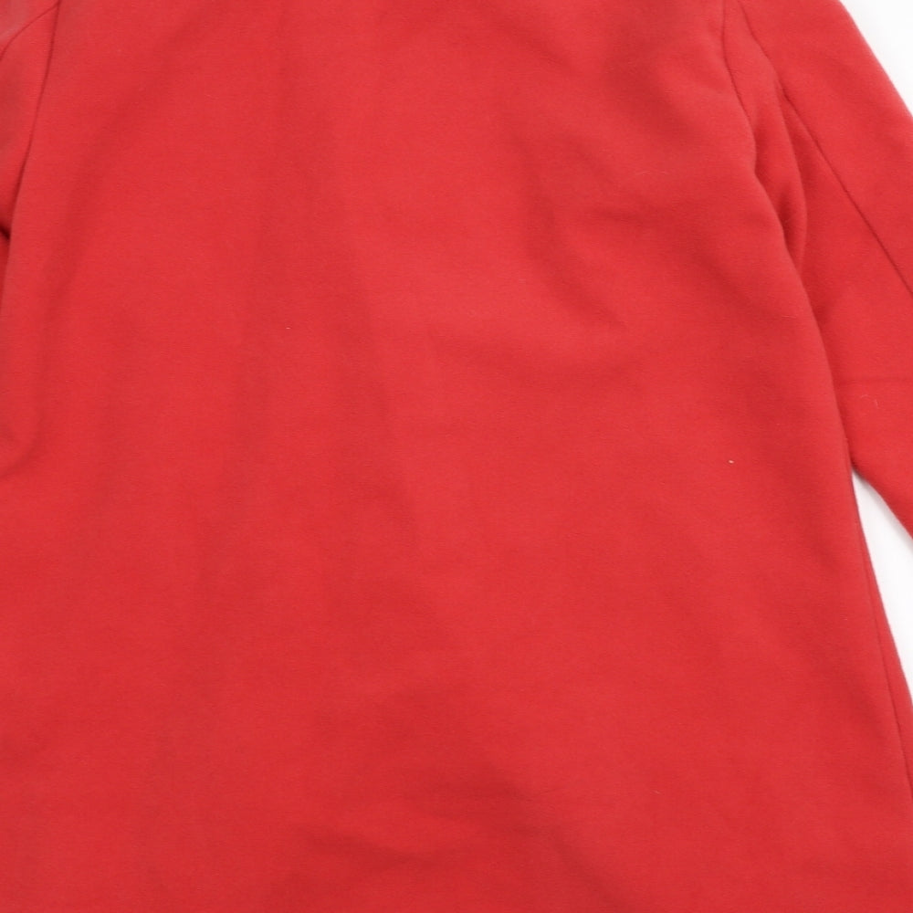 Pep&co Womens Red   Overcoat Coat Size 12